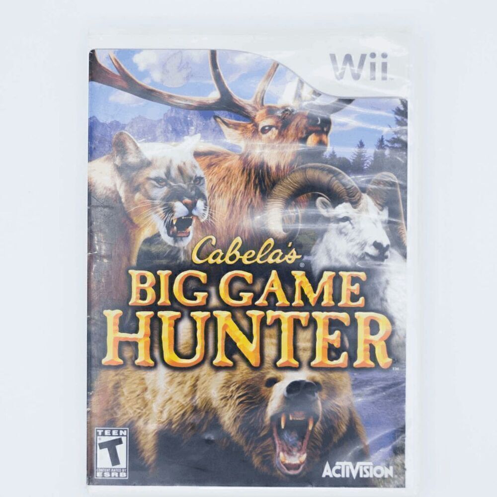 Wii Cabela's Big Game Hunter and Championship Foosball